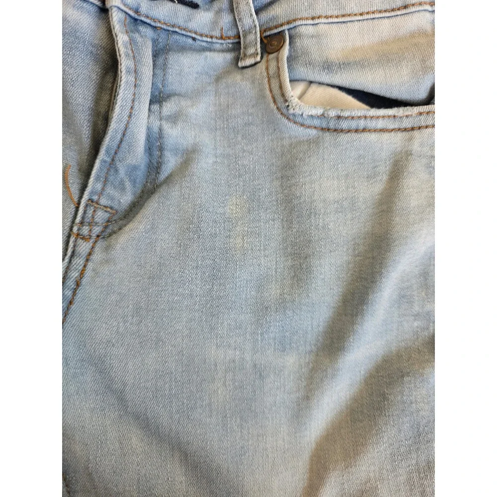 7 For All Mankind Paxton Light Wash Distressed Skinny Jeans Girls‎ Size 10
